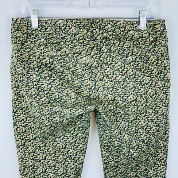Cabi Ditsy Print Abstract Floral Printed Skinny Jeans 4 - Picture 6 of 8